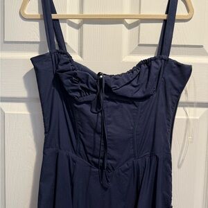Elegant Navy Dress